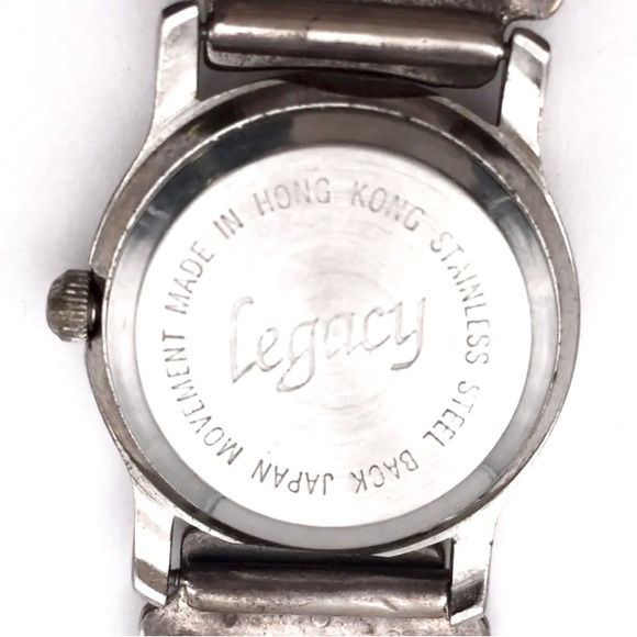 Signed - Joe Degalrito & May Willie, Navajo. Vntg Sterling Watch Band / Bracelet - Picture 5 of 8